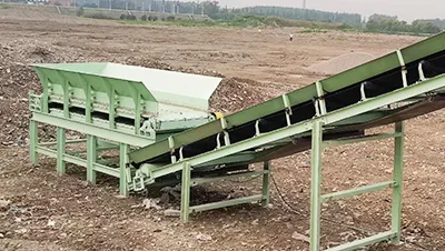 Sistem Pengumpanan (Chain Plate Feeder)