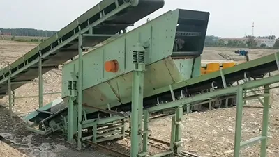 Sistem Penyaringan Awal Limbah Berukuran Besar (Grizzly Screen)
