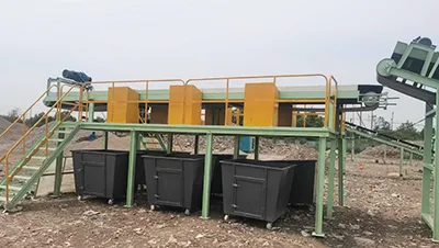 Sistem Pemilahan Sampah Besar (Platform Pemilahan Manual)