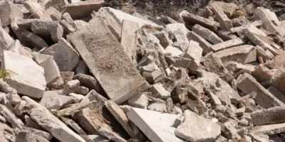 Sampah Konstruksi Sebelum Penghancuran