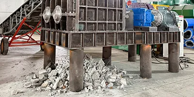 Sampah Konstruksi Setelah Penghancuran